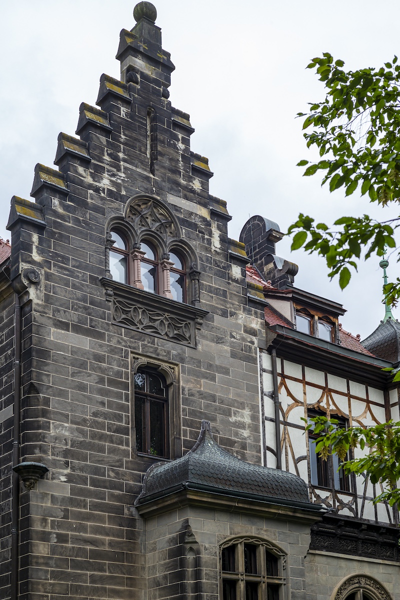 Außenansicht der Villa Hirsch